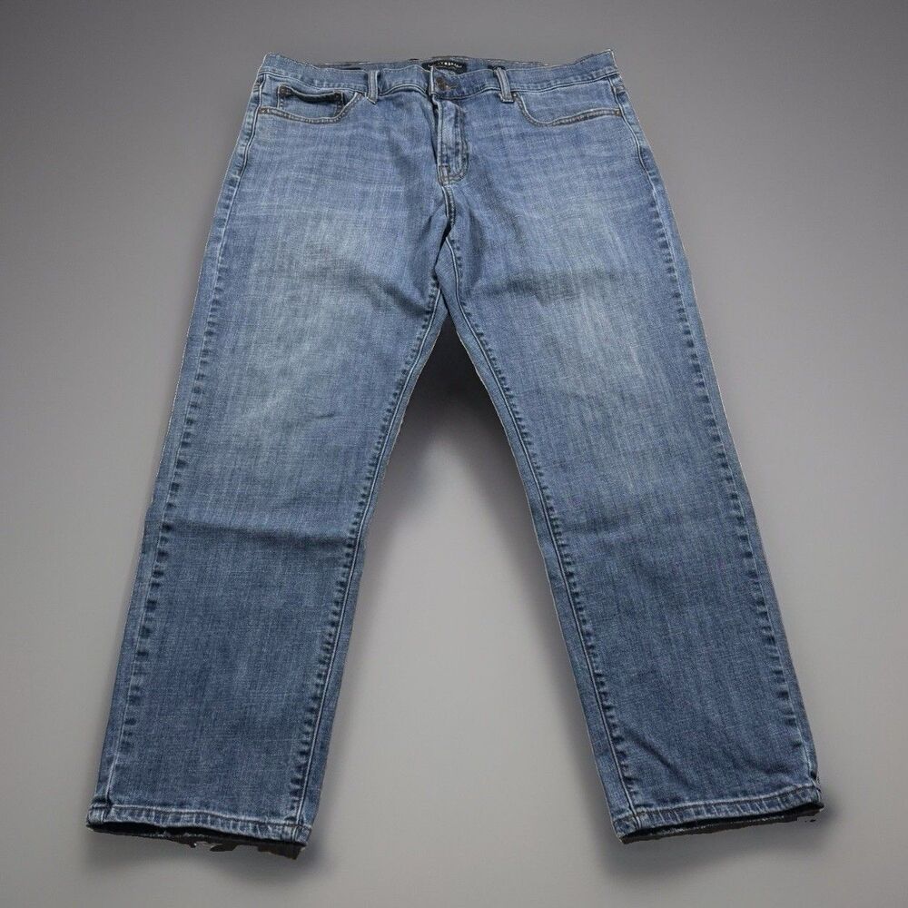 Lucky Brand 221 Straight Leg Jeans Men’s 38x30 (fits 38x29) Med Wash Stretch